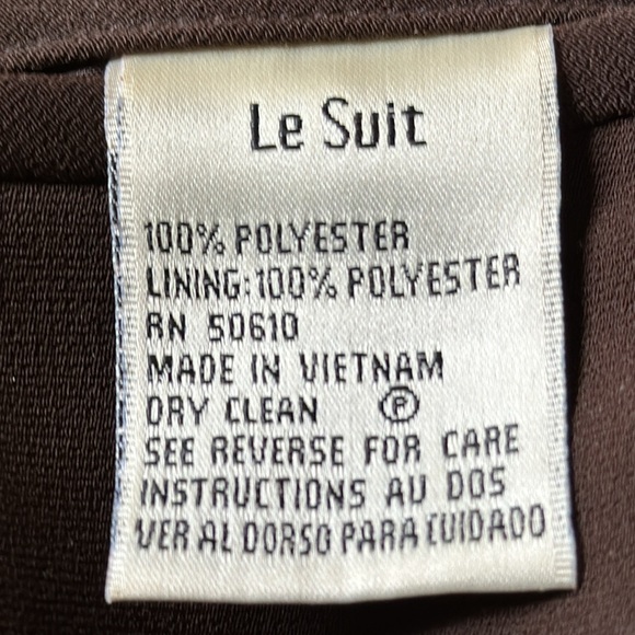 LE SUIT Women's Wool Blend Jacket & Skirt - Picture 12 of 13